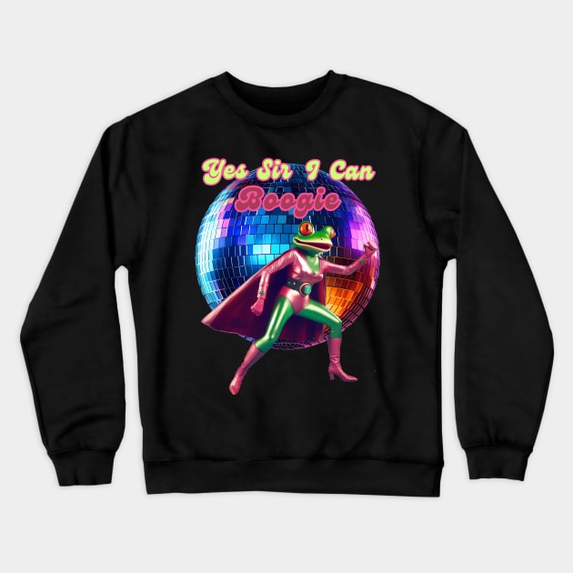 Yes sir I can boogie Crewneck Sweatshirt by NightvisionDesign